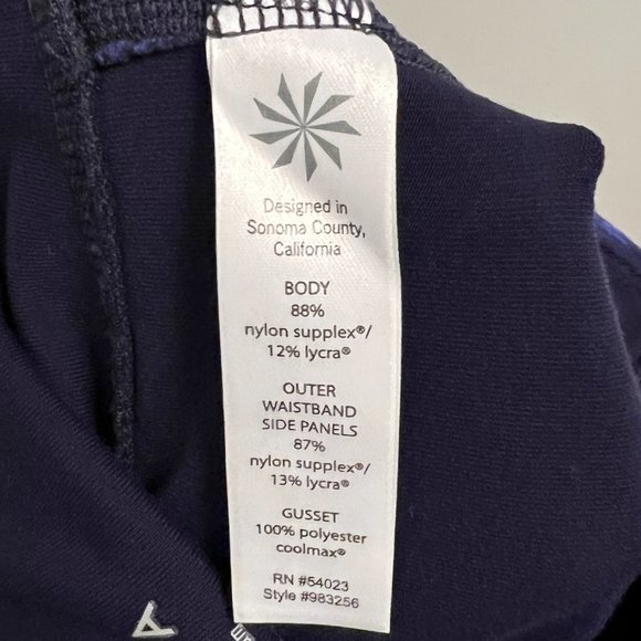 Athleta Splits Revelation Capri legging - Blue  - Size XS - Picture 10 of 16